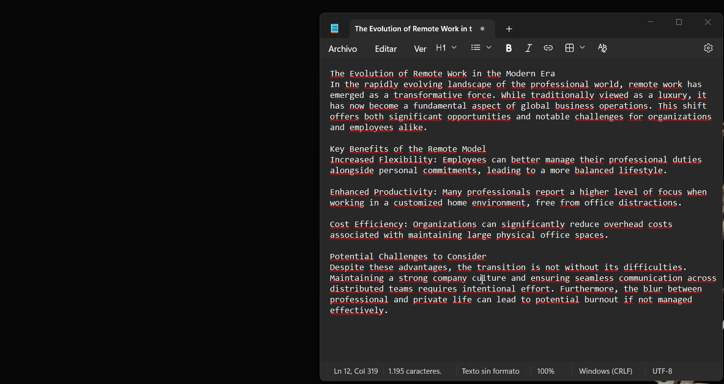 Tactio Demo